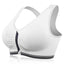 Front Zipper Padded Fitness Sports Shockproof Sporty Bra Tops