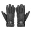 Touchscreen Motorcycle Cycling Racing Gloves - Full Finger, Black/Brown, Protective Sports Gear
