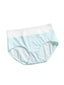 Women's High Waist Stripe Cotton Panties with Wide Waistband