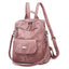Vintage Women's Leather Backpack For School Travel