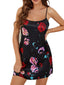 Women's Strap Sweater Dress Night Sweater Dress Mini Sweater Dress Casual Cozy Print Floral Strap Home Lounge