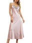 Women's ColorBlock Maxi Sheath Dress - Sexy Strap Partywear