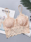 Women's Wireless Bras Fixed Straps Full Coverage Scoop Neck Breathable Lace Pure Color Pull-On Closure Date Casual Daily Nylon Sexy 1PC White Black , Bras & Bralettes , 1 PC