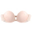 Women's Bras & Bralettes Tube Bra Strapless Demi Cup Solid Color V Neck Stretchy Breathable Invisible Casual Daily Nylon