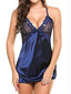Women's Sexy Lace Backless Mini Dress - Summer Solid Color Lounge Wear