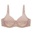 Women's Underwire Bras Full Coverage Pure Color Hook & Eye Nylon 1PC Plus Size