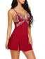 Sexy Lace Backless Mini Dress - Cozy Solid Color Lounge Wear