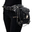 Lady Pockets Retro Waist Pack Messenger PU Leather Travel Leg Bags