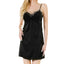 Sexy Lace Jacquard Ice Silk Sleepwear Dress for Women