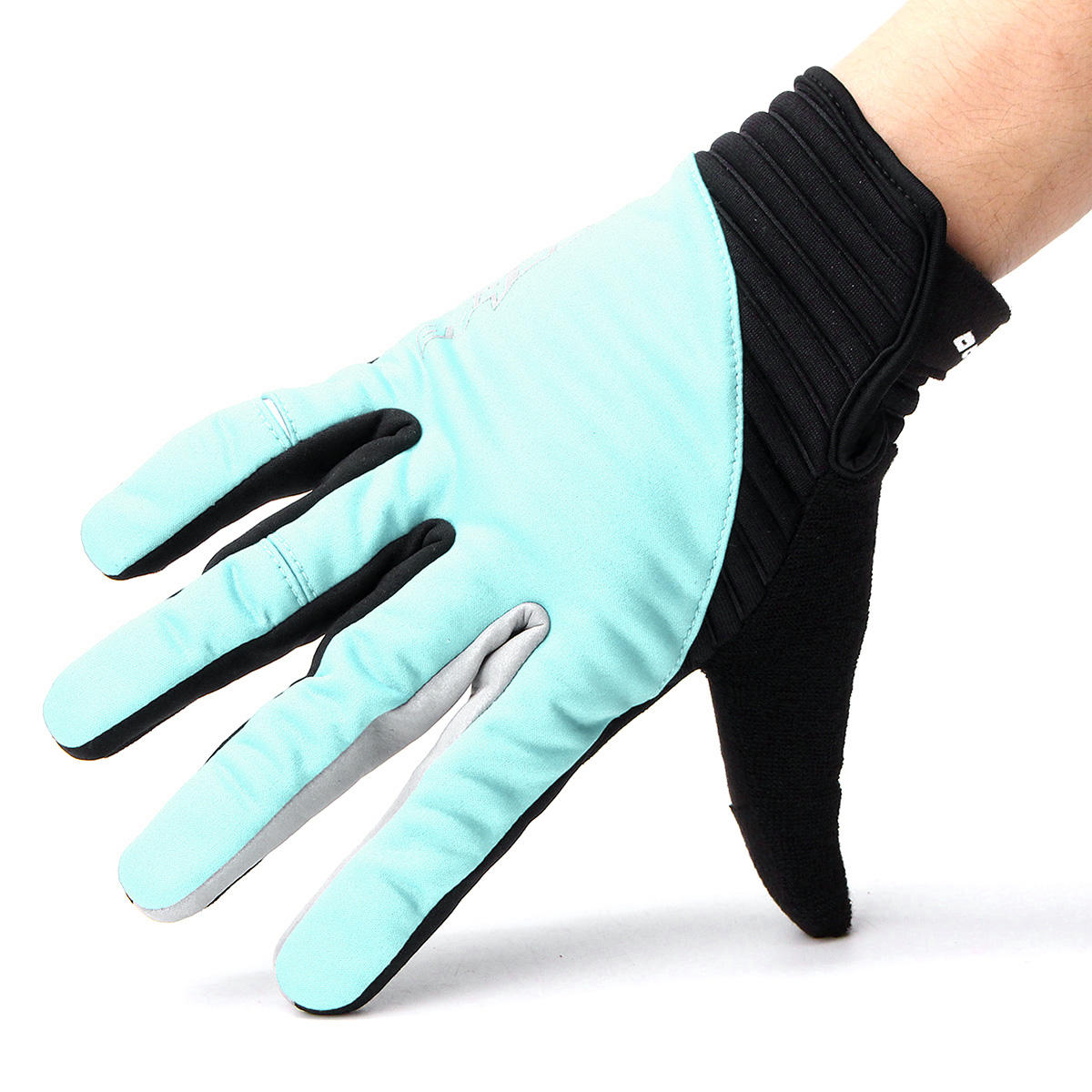 Windproof Touchscreen Motorcycle Gloves - Full Finger, Warm Winter Protection Main image