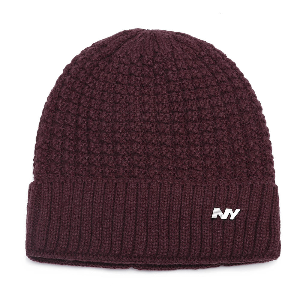Mens Winter Ski Thicken Plush Earmuffs Knit Beanie Cap Windproof Skullcap Secondary image