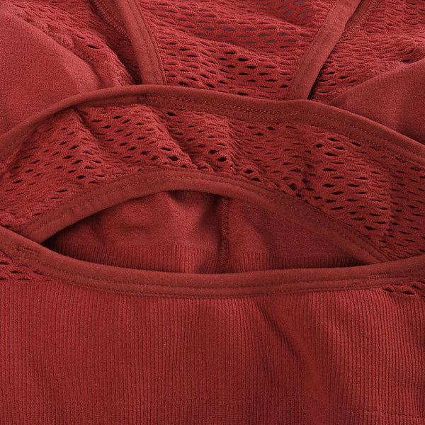 Women Shockproof Quick Drying Padded Sexy Back Breathable Sports Bra