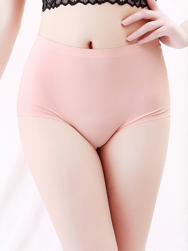 Plus Size Seamless High Waist Smooth Panty