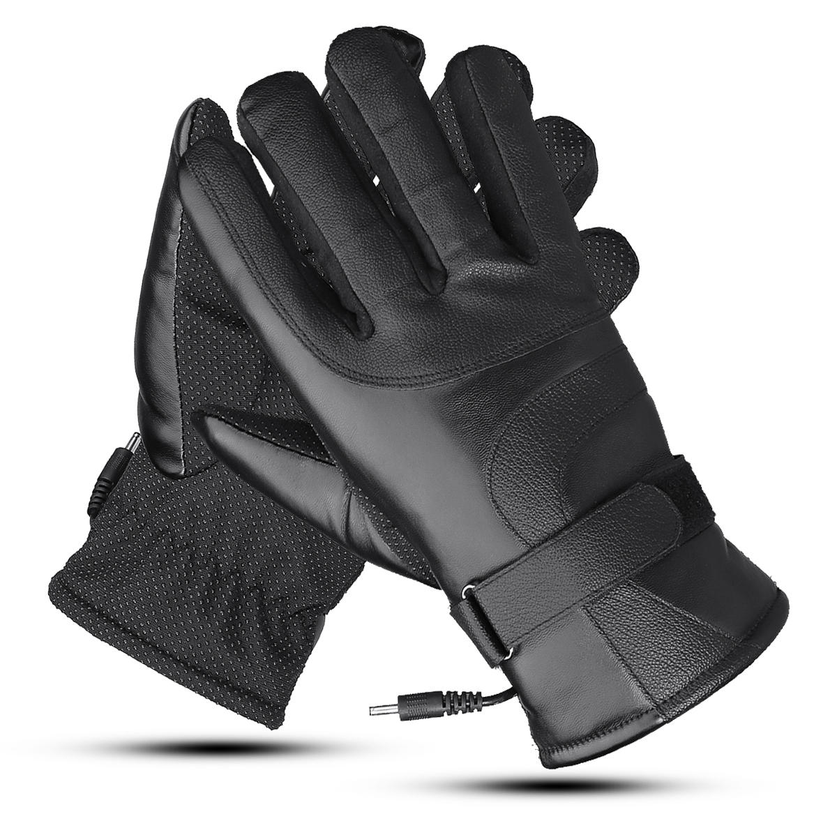 Heated Waterproof Touchscreen Motorcycle Gloves - Electric Winter Warmth Main image