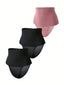 Women's Shaping Underwear Set - Mesh Splicing, Pure Color (3pcs)