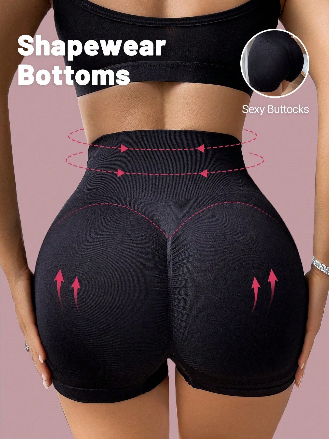 Women’s Seamless High-Waist Tummy Control Body Shaper Panties Secondary image