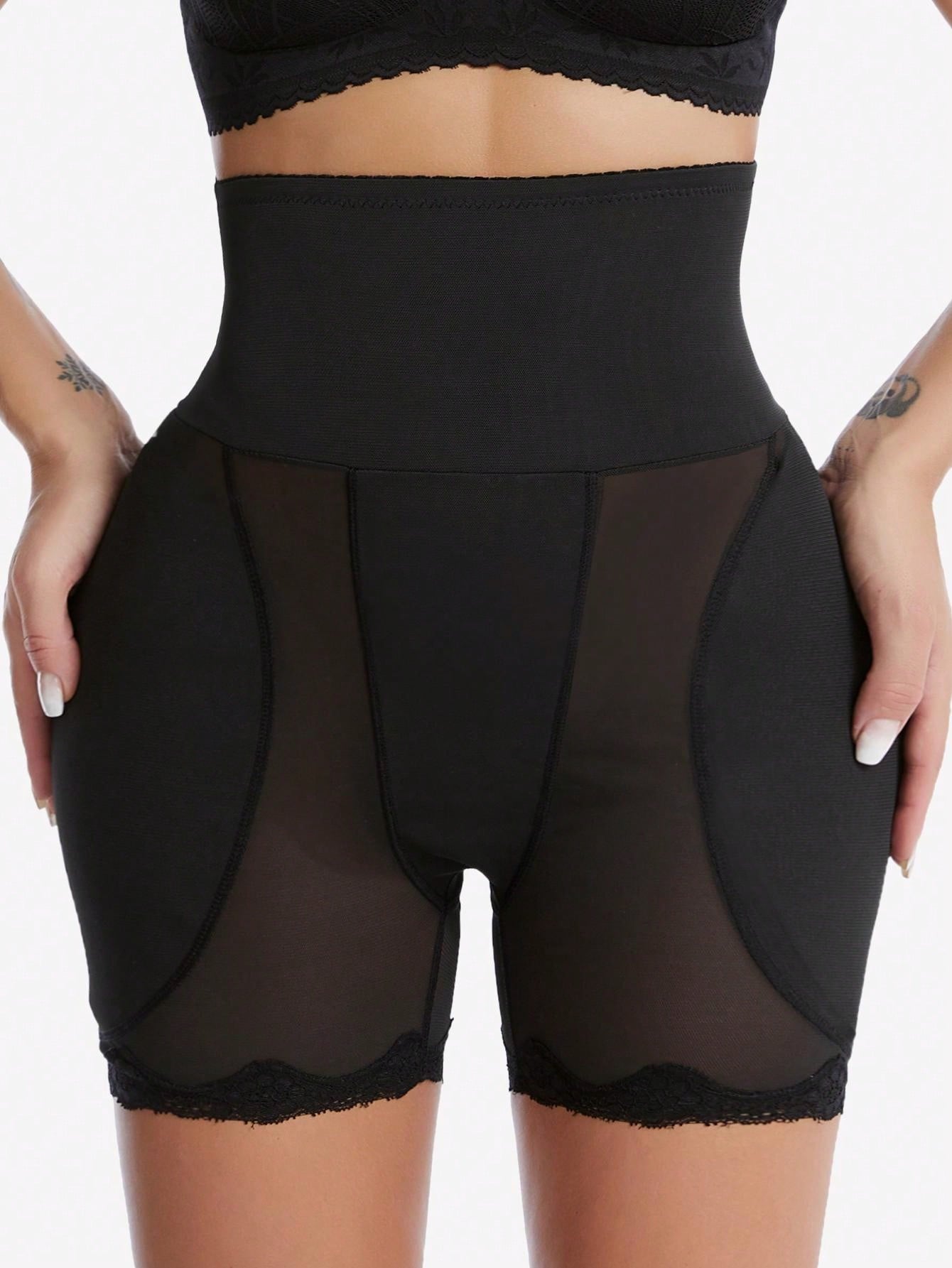 Women's High Waist Shapewear Briefs with Padded Hips and Tummy Control Secondary image