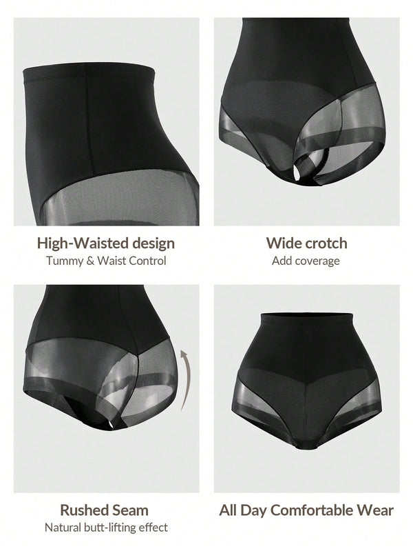 High-Waisted Shapewear Shorts - Tummy Control & Butt Lifter