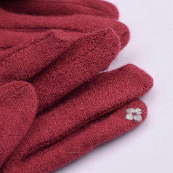 Elegant Women's Wool Gloves - Warm, Windproof, Full Finger Design Secondary image