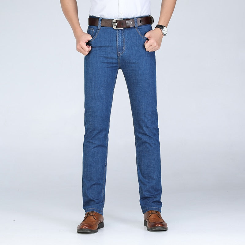 Casual Slim Fit Straight High Stretch Feet Skinny Jeans - Sheseelady