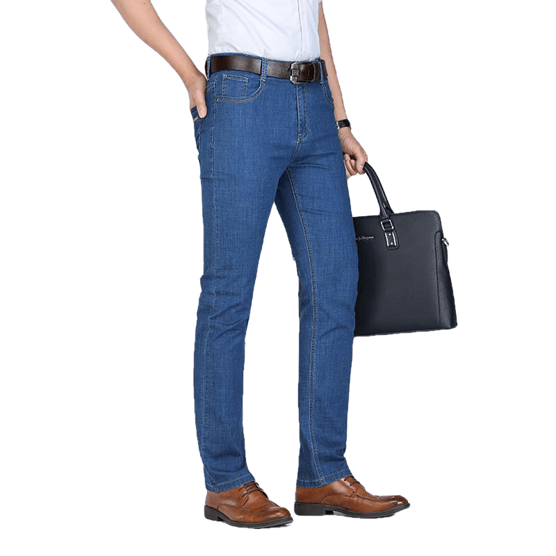 Casual Slim Fit Straight High Stretch Feet Skinny Jeans - Sheseelady