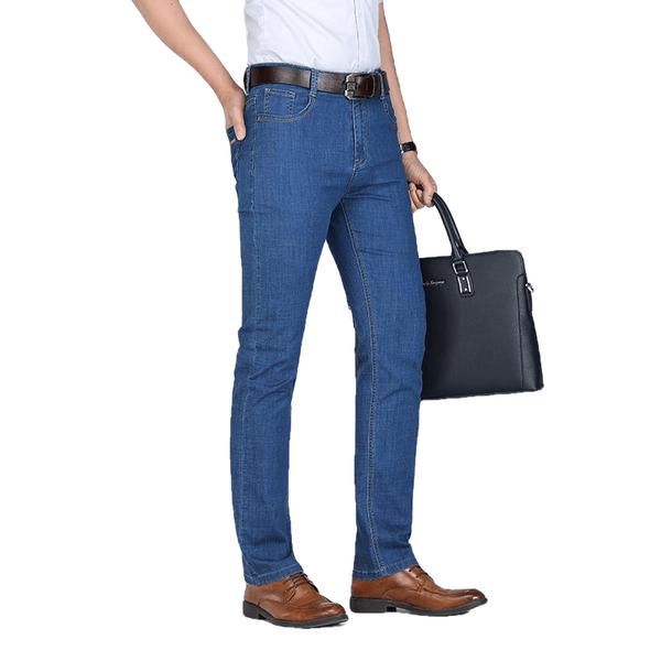 Casual Slim Fit Straight High Stretch Feet Skinny Jeans - Sheseelady