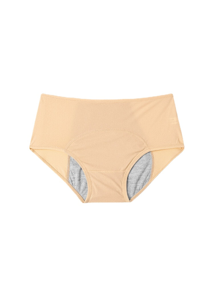 Plus Size Women's Mesh Leakproof Breathable Period Panty