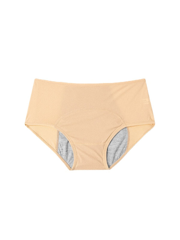 Plus Size Women's Mesh Leakproof Breathable Period Panty