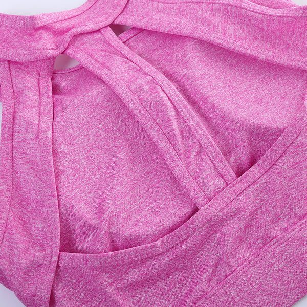 Hollow Out Beauty Back Quick Drying Shockproof Yoga Sports Bra