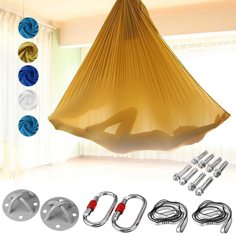 Yoga Swing Sling Hammock Inversion Anti-gravity Gym Yoga Pilates With Accessories Secondary image
