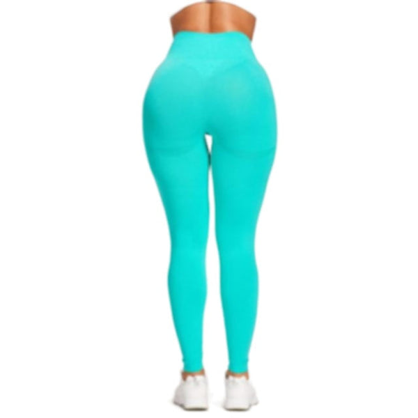 Elastic Comfortable Women's High Waist Seamless Cotton Yoga Pants