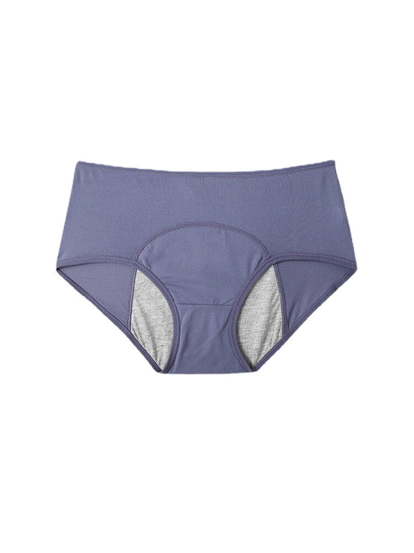 Plus Size Women's Mesh Leakproof Breathable Period Panty