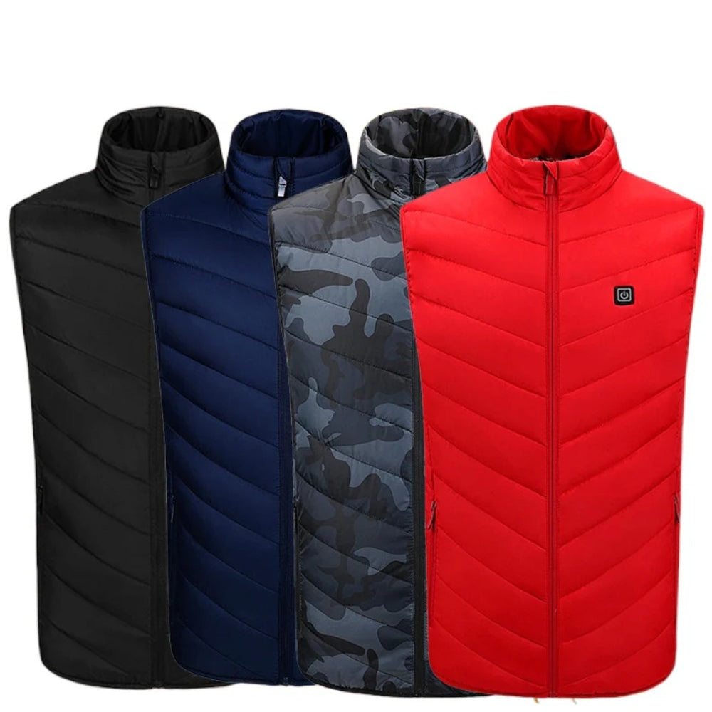 Heated Vest 13 Heating Areas Oversized Women Men Winter Vest Self Heating Vest Usb Electric Thermal Vest Jacket Outdoor Veste Main image
