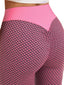 Plaid Casual High Waist Butt Lift Workout Sport Leggings For Women