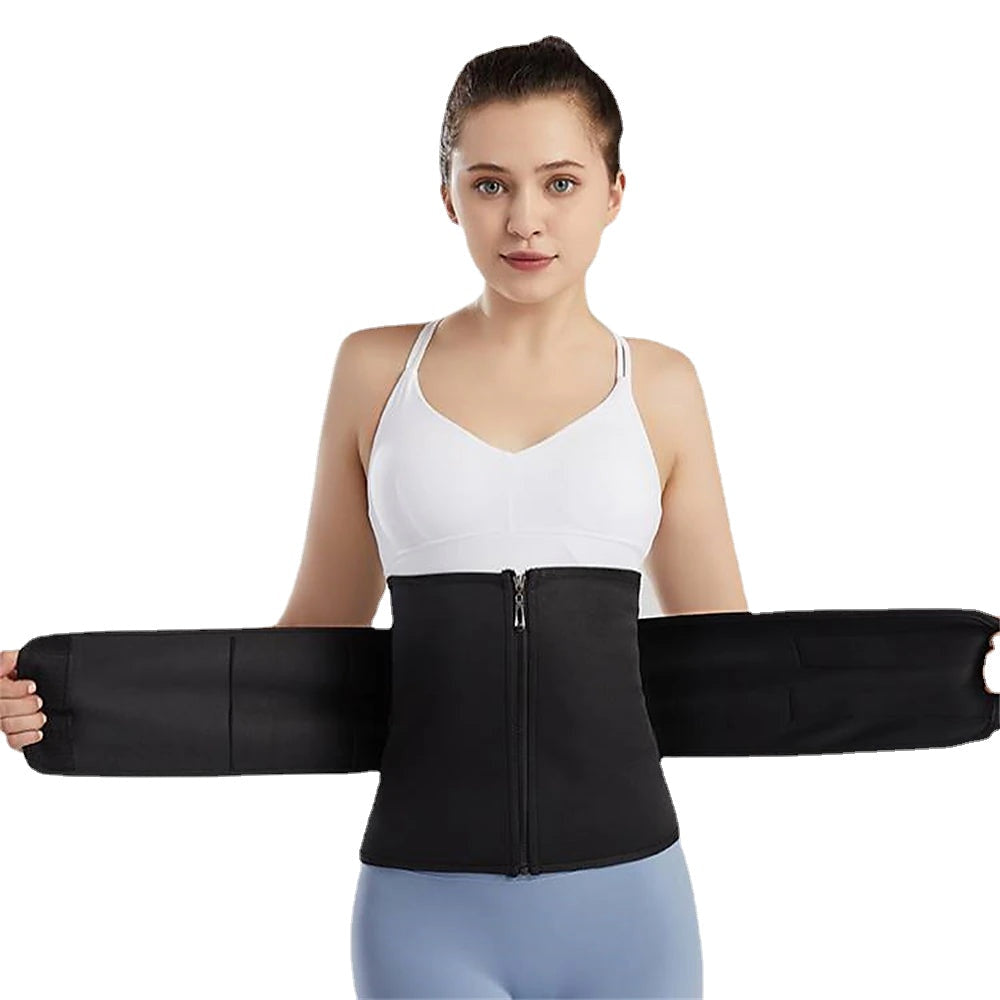 Adjustable Belly Waist Belt Fitness Sports Waist Belt Velcro Corset Artifact