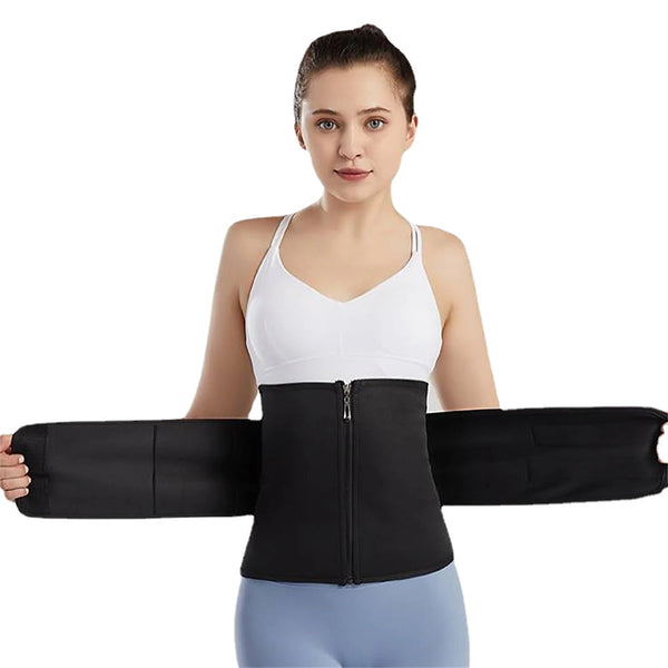 Adjustable Belly Waist Belt Fitness Sports Waist Belt Velcro Corset Artifact