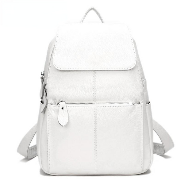 Casual High Quality Ladies‘s Soft Genuine Leather Schoolbag With Large Capactity