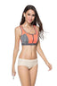 Stylish Breathable Women's High Impact Push Up Sports Bras For Running Yoga