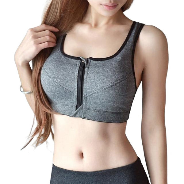 Sexy Breathable Ladies' Push Up Mesh Fitness Crop Tops