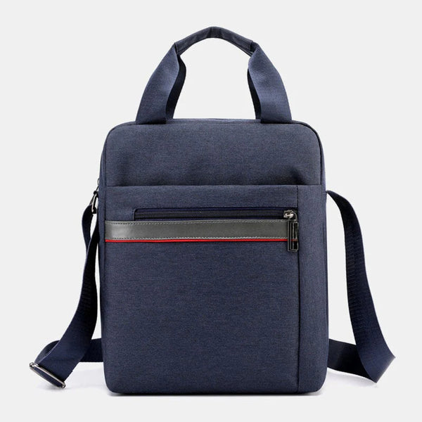 Men's Large Nylon Shoulder Bag for Outdoor Use