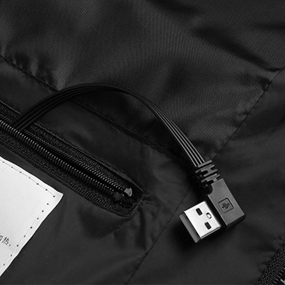 Graphene Electric Heating Vest, USB-Powered, 11 Zones, Thermostat Control, Winter Warmth Secondary image