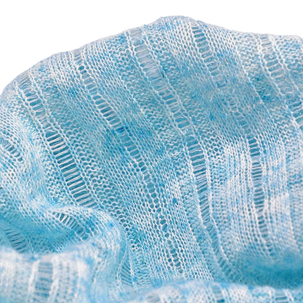 Hollow Breathable Beanie Hat Sunscreen Thin Scarf Hat Dual-use Cap