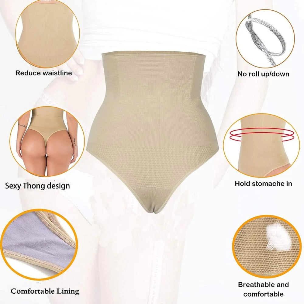 High Waist Breathable Shaping Panties Slimming Tummy Control Underwear