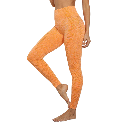 Elastic Comfortable Women's High Waist Seamless Cotton Yoga Pants Secondary image