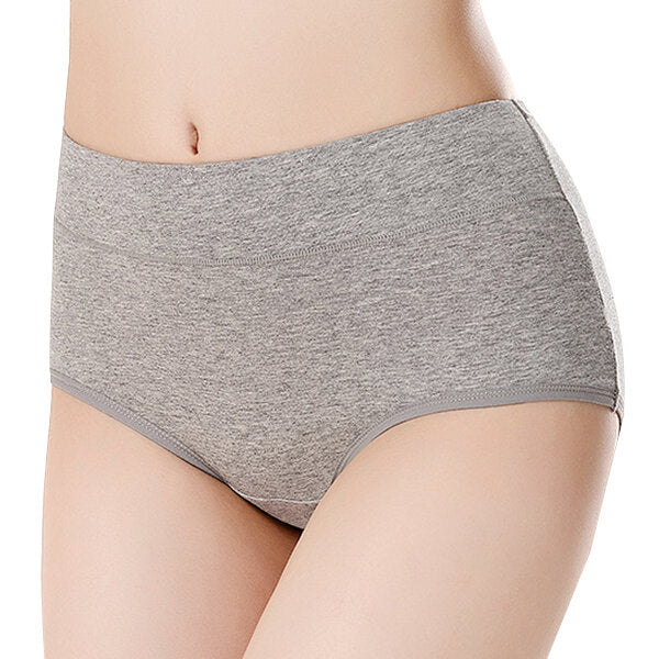 Soft Cotton Mid Waist Hip-Lifting Breathable Antibacterial Briefs Main image