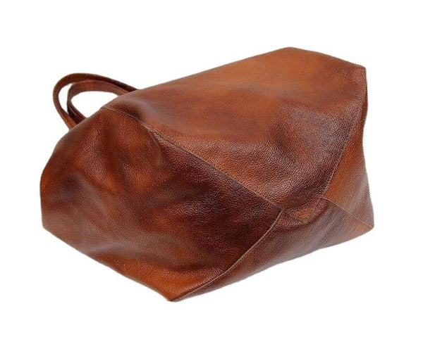 Casual Luxury Women's Over Large Soft Leather Tote Bags