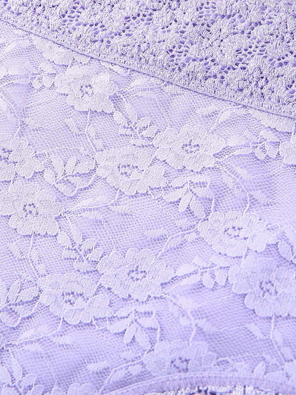 Women's High Waist Lace Full Coverage Panties