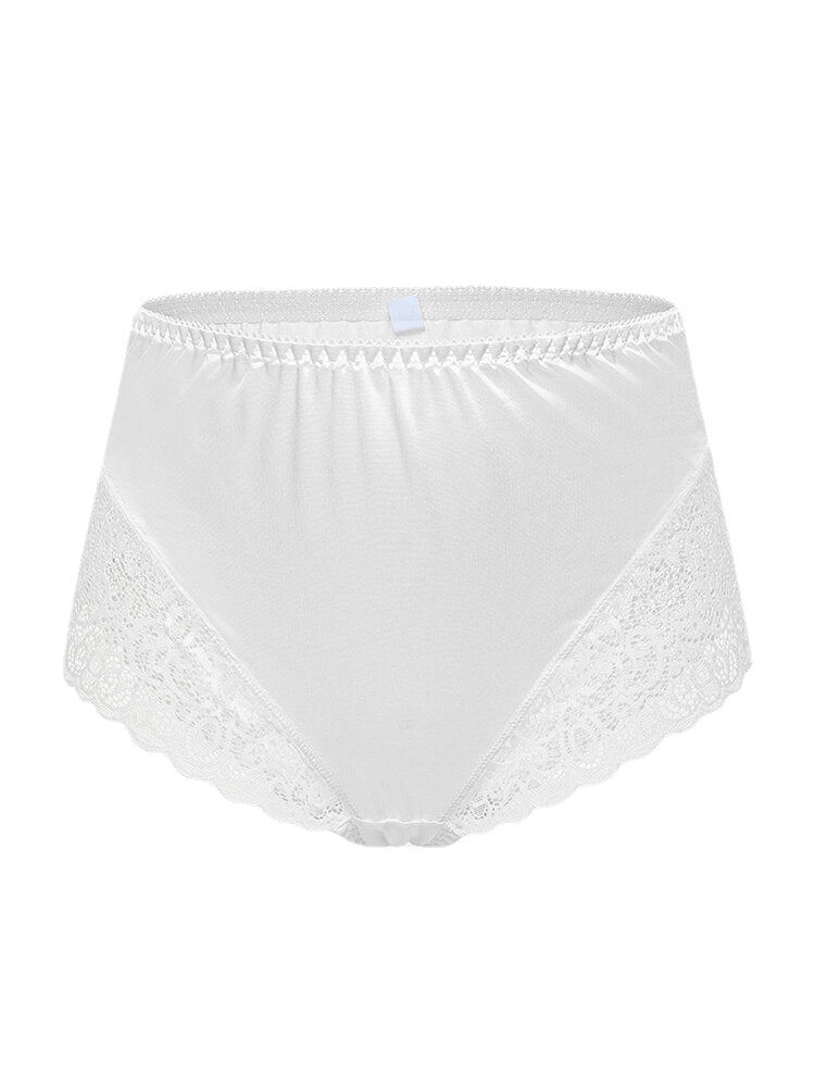 Women's Floral Lace Elastic Waist Breathable Panties
