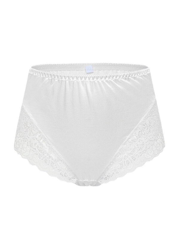Women's Floral Lace Elastic Waist Breathable Panties