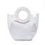 Women Crocodile Pattern Bag Clear 2 Pieces Handbag